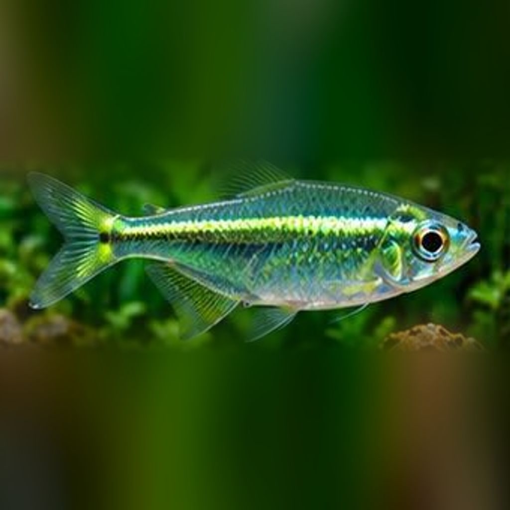Green neon tetra